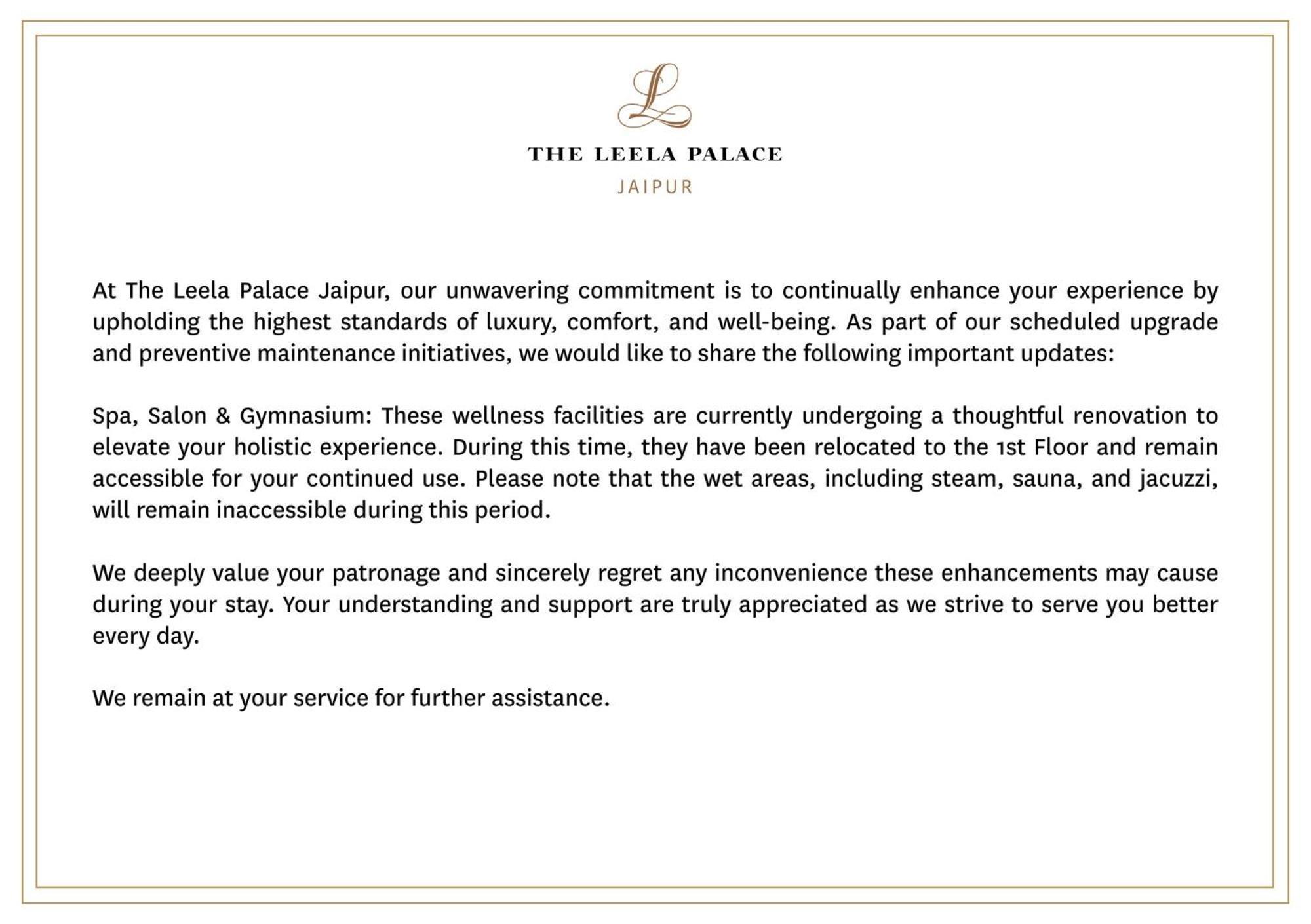 The Leela Palace Джайпур Екстериор снимка